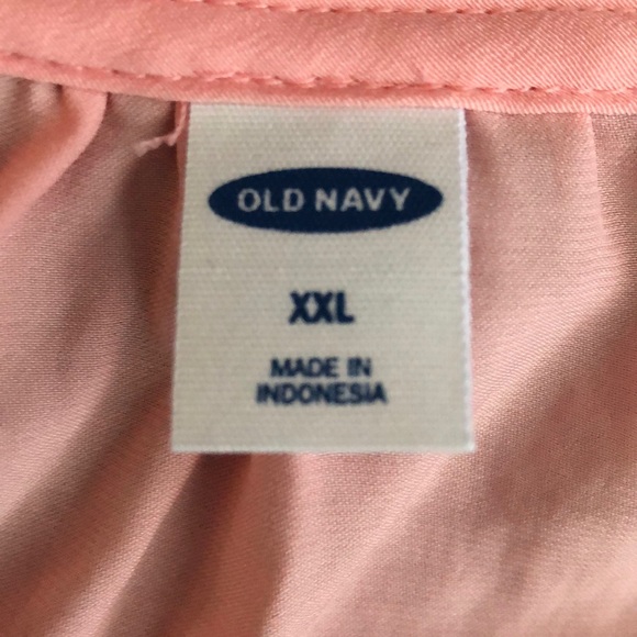 Old Navy NWT floral print /solid top - Picture 6 of 7